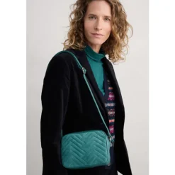 Seasalt Cornwall Annulet Quilted Leather & Suede Crossbody Bag | Women Bags