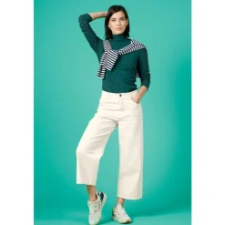 Seasalt Cornwall Barnes Wide Leg Crop Jeans | Women Trousers & Leggings | Jeans