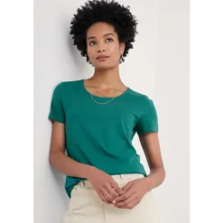 Seasalt Cornwall Camerance T-Shirt in GOTS-Certified Organic Cotton | Women T-shirts