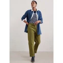 Seasalt Cornwall Cliff Picnic Trousers | Women Trousers & Leggings