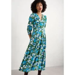 Seasalt Cornwall Etta Printed Above-Ankle Dress | Women Dresses