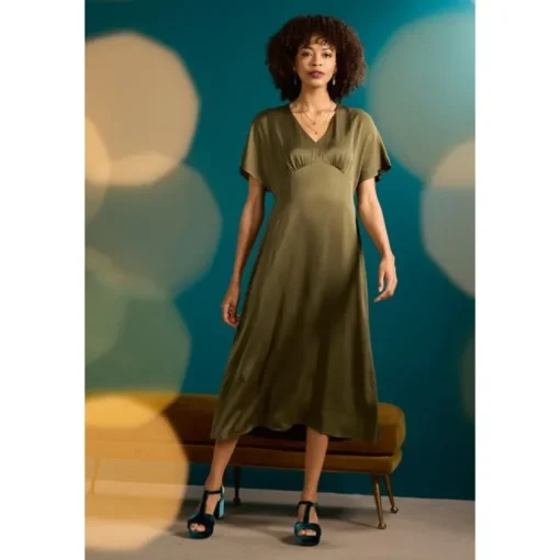 Seasalt Cornwall Evenglow Satin Dress | Women Dresses