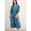 Seasalt Cornwall Fawn Organic Cotton Waisted Midi Dress | Women Dresses