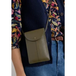 Seasalt Cornwall Fen Leather Phone Bag | Women Bags