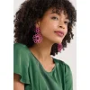 Seasalt Cornwall Flowering Rush Floral Earrings | Women Jewellery