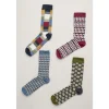 Seasalt Cornwall Gift Box of 4 Pairs Men's Geo Sailor Socks | Socks