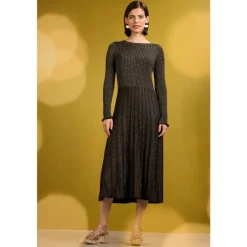 Seasalt Cornwall Glass Stem Sparkly Knitted Dress | Women Dresses