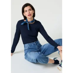 Seasalt Cornwall Gorse Lane Rib Top in GOTS-Certified Organic Cotton Jersey | Women T-shirts