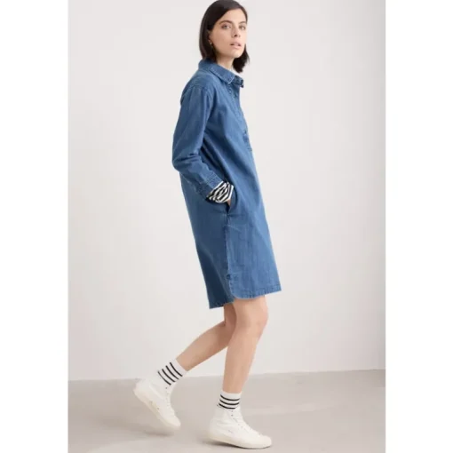 Seasalt Cornwall Guidebook Denim Shirt Dress | Women Dresses