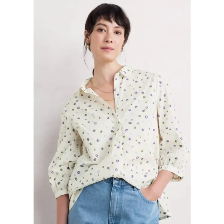 Seasalt Cornwall Hope Cottage Organic Cotton Blouse | Women Shirts & Blouses