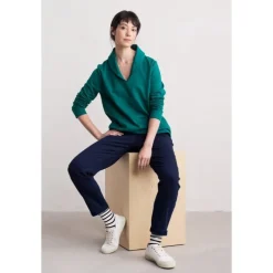 Seasalt Cornwall Knot Berry Shawl Neck Sweatshirt | Women Sweatshirts