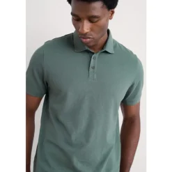 Seasalt Cornwall Men's Balefire Polo in GOTS-Certified Organic Cotton Jersey | Tops & T-shirts