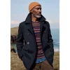 Seasalt Cornwall Men's Channel Wool Blend Coat | Coats & Jackets