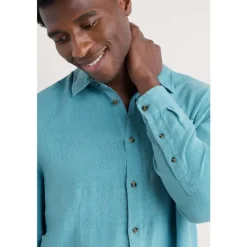 Seasalt Cornwall Men's Curator Linen Shirt | Tops & T-shirts | Shirts