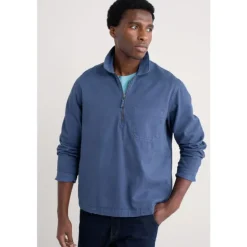 Seasalt Cornwall Men's Farrow Organic Cotton Smock | Tops & T-shirts | Coats & Jackets