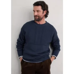 Seasalt Cornwall Men's Forestay Knitted Jumper | Knitwear