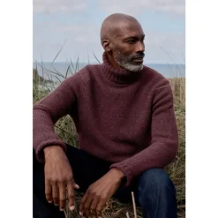 Seasalt Cornwall Men's Foresting Lambswool Jumper | Knitwear