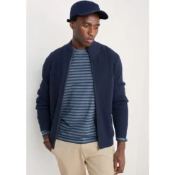 Seasalt Cornwall Men's Mainmast Cardigan Made With Lambswool | Knitwear
