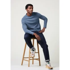 Seasalt Cornwall Men's Merthen Long Sleeve Top in GOTS-Certified Organic Cotton | Tops & T-shirts