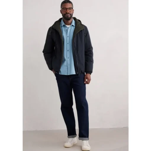 Seasalt Cornwall Men's Moran Reversible Coat | Coats & Jackets | Raincoats