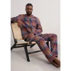 Seasalt Cornwall Men's Netter Checked Flannel Pyjama Set | Nightwear