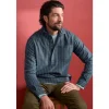 Seasalt Cornwall Men's Oliver Half Placket Shirt | Tops & T-shirts | Shirts