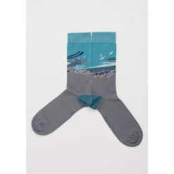 Seasalt Cornwall Men's Postcard Socks | Socks