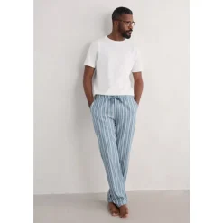 Seasalt Cornwall Men's Shipping Lights Striped Pyjama Trousers | Nightwear