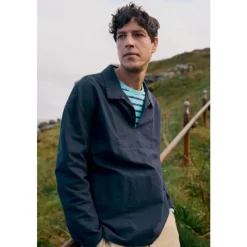 Seasalt Cornwall Men's Sidestone Cotton Canvas Smock | Tops & T-shirts | Coats & Jackets