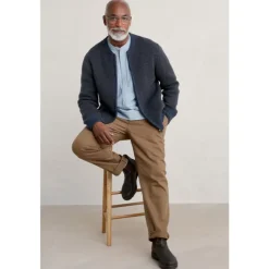 Seasalt Cornwall Men's Thresher Knitted Cardigan | Knitwear
