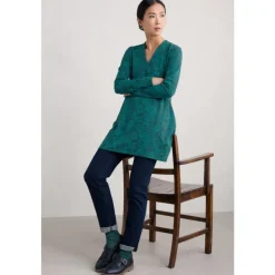 Seasalt Cornwall Molevenny Organic Cotton Jersey Tunic | Women Tunics