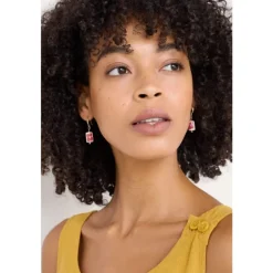 Seasalt Cornwall Noon Moor Ceramic Bead Drop Earrings | Women Jewellery