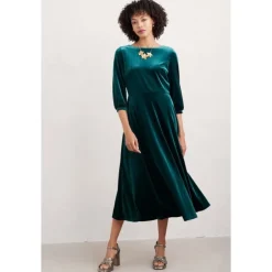 Seasalt Cornwall Oak Cottage Velvet Dress | Women Dresses