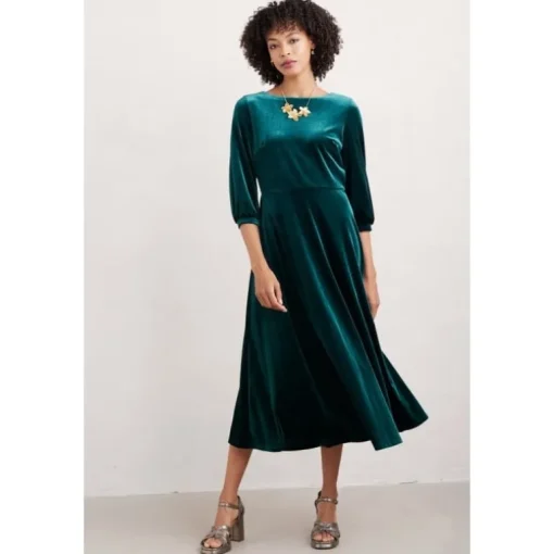 Seasalt Cornwall Oak Cottage Velvet Dress | Women Dresses