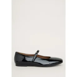 Seasalt Cornwall On The Wing Patent Leather Ballet Shoes | Women Shoes