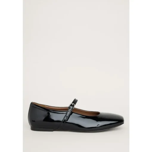 Seasalt Cornwall On The Wing Patent Leather Ballet Shoes | Women Shoes