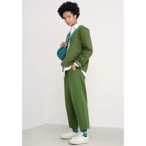 Seasalt Cornwall Painted Forms Organic Cotton Barrel Leg Trousers | Women Trousers & Leggings