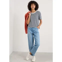 Seasalt Cornwall Penwith Organic Cotton Straight Leg Jeans With Stretch | Women Trousers & Leggings | Jeans
