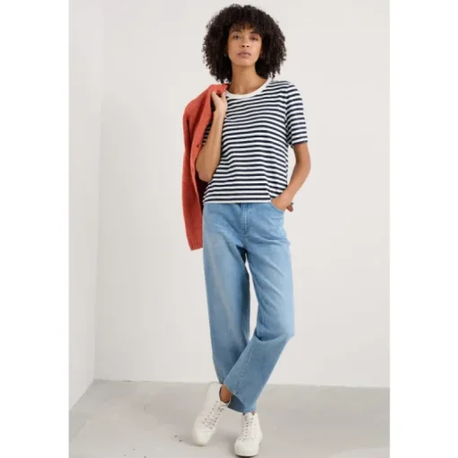 Seasalt Cornwall Penwith Organic Cotton Straight Leg Jeans With Stretch | Women Trousers & Leggings | Jeans