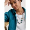 Seasalt Cornwall Picture Leaf-Shaped Beaded Necklace | Women Jewellery
