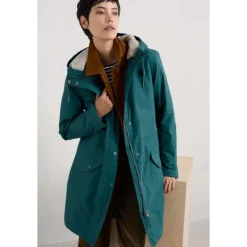 Seasalt Cornwall Plant Hunter Waterproof Parka Coat | Women Coats & Jackets | Winter Raincoats