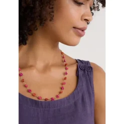 Seasalt Cornwall Polyantha Floral Bead Necklace | Women Jewellery