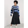 Seasalt Cornwall Restharrow Ankle-Length Denim Skirt | Women Skirts