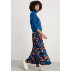 Seasalt Cornwall Rose A-Line Skirt | Women Skirts