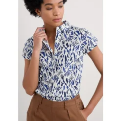 Seasalt Cornwall Rushmaker Short Sleeve Shirt | Women Tops | Shirts & Blouses