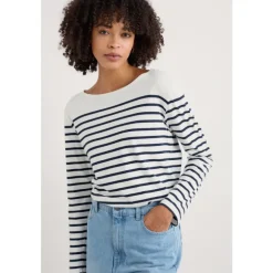 Seasalt Cornwall Sailor Shirt in GOTS-Certified Organic Cotton Jersey | Women Tops | T-shirts