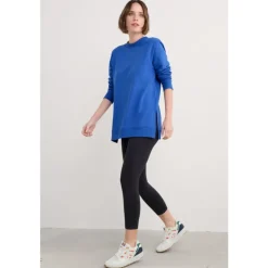 Seasalt Cornwall Sea Dance 7/8 Leggings in GOTS-Certified Organic Cotton | Women Trousers & Leggings