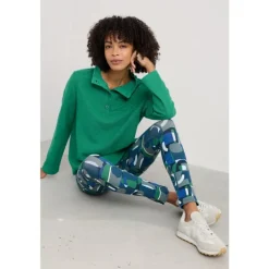 Seasalt Cornwall Sea Dance GOTS-Certified Organic Cotton Leggings | Women Trousers & Leggings