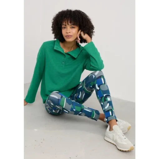 Seasalt Cornwall Sea Dance GOTS-Certified Organic Cotton Leggings | Women Trousers & Leggings