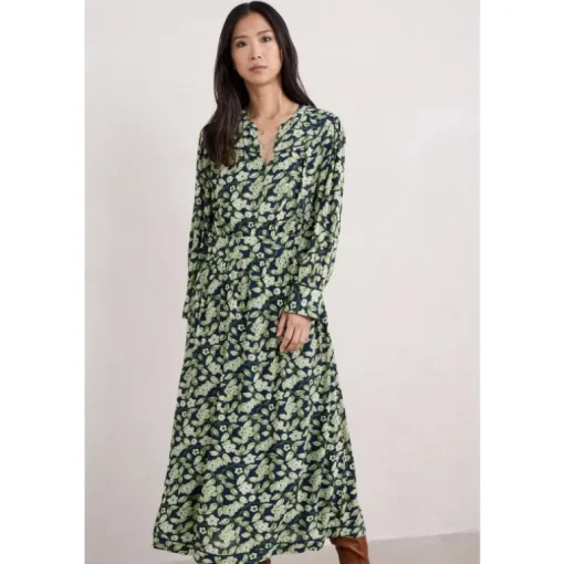 Seasalt Cornwall Sea Thrift Printed Above-Ankle Dress | Women Dresses